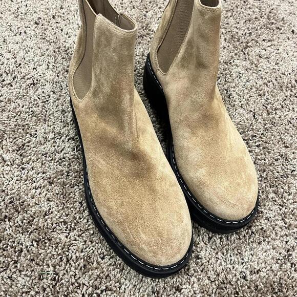 Marc Fisher Pirro Suede Leather Boots - Picture 3 of 5